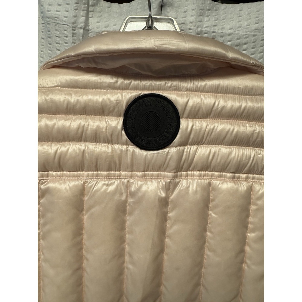 Calvin Klein Women's Pink Black Performance‎ Puffer Quilted Vest Premium Down XL - Picture 14 of 14